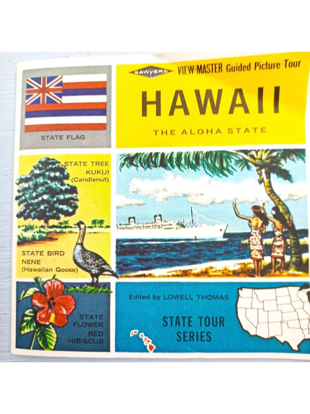 VintageView Master Hawaii Aloha State 3 Reel Set Packet Sawyer's Inc